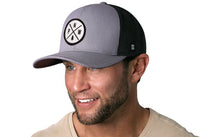 PNW Trucker Hat  |  Gray-Black PNW X Snapback