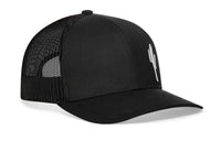 Cactus Trucker Hat  |  Black Cactus Snapback