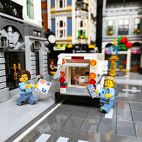 United Studs Postal Worker (Female) -  Custom Printed Minifig - Made Using LEGO® Parts