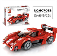 City Racing Building Blocks Set - Educational Car Story Toys for Children - # BOT&G52710007 - BIG FRENCHIES