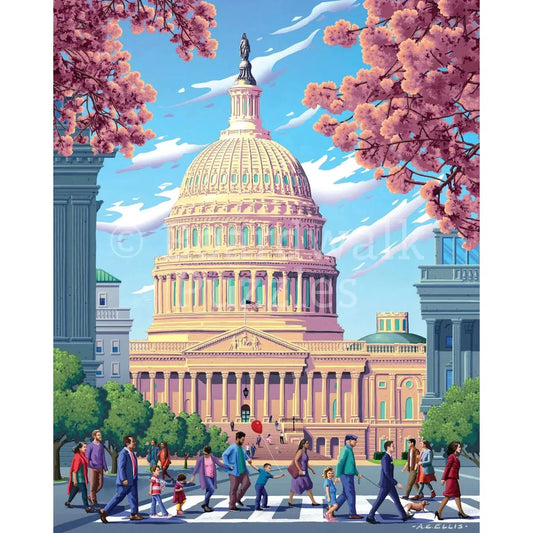 U.S. Capitol 500 Piece Jigsaw Puzzle Boardwalk