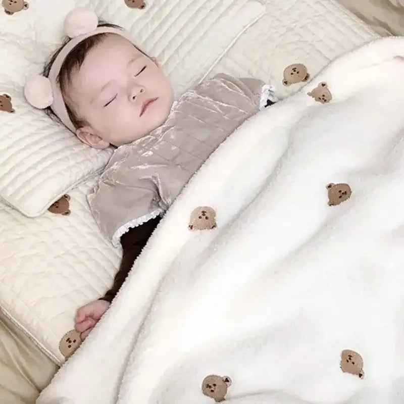 Soft Flannel Baby Blanket for Newborns - # BAGE41210012 - BIG FRENCHIES