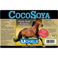 Uckele Cocosoya Oil 1 Gallon Horse Supplement Cool Calories Omega Coat & Hoof