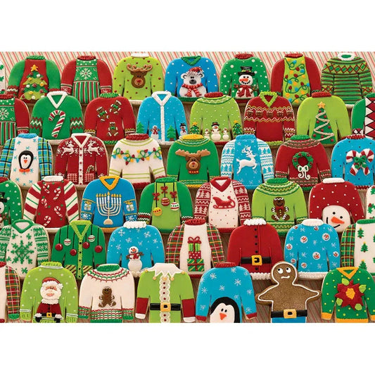 Ugly Xmas Sweaters 1000 Piece Jigsaw Puzzle Cobble Hill