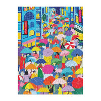 Umbrella Lane 1000 Piece Jigsaw Puzzle Galison