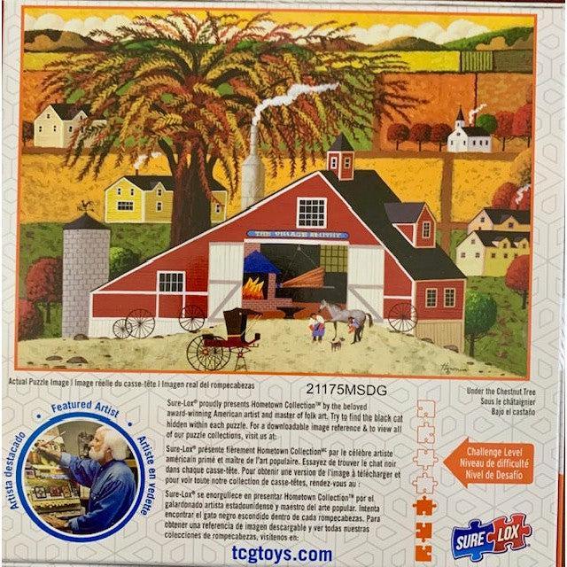 Under the Chestnut Tree Hometown Collection 300 Piece Jigsaw Puzzle Sure Lox - BIG FRENCHIES