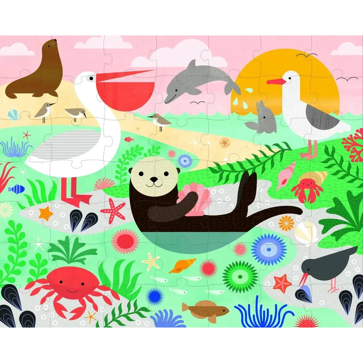 Under the Sea "On-the-Go" 49 Piece Double-Sided Jigsaw Puzzle Chronicle