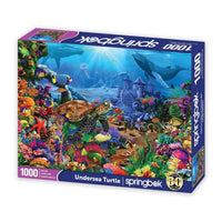 Undersea Turtle 1000 Piece Jigsaw Puzzle Springbok