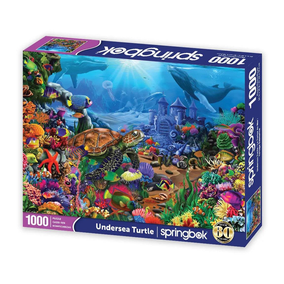 Undersea Turtle 1000 Piece Jigsaw Puzzle Springbok