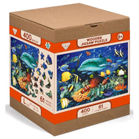 Underwater Adventures 400 Piece Wood Jigsaw Puzzle Wooden City - BIG FRENCHIES