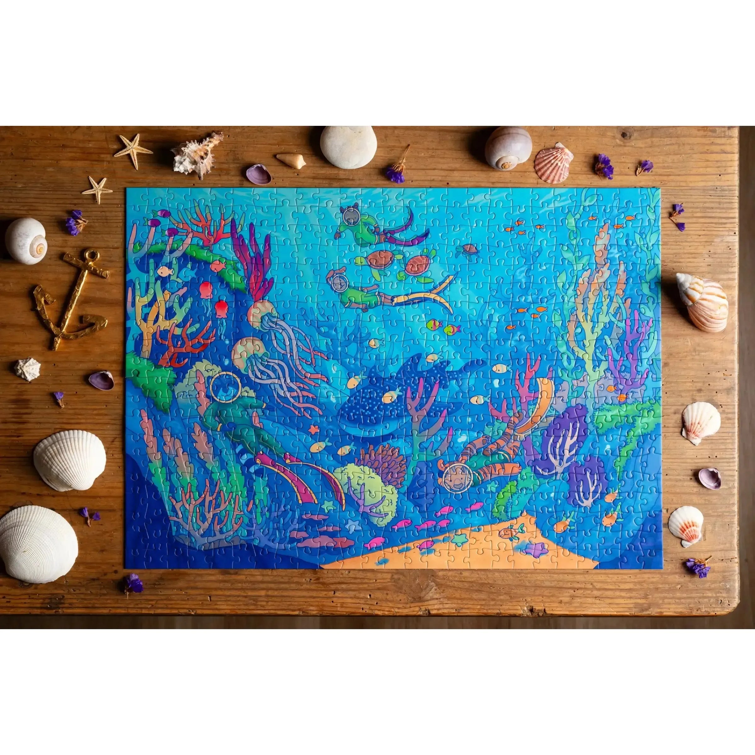 Underwater Exploration 500 Piece Premium Jigsaw Puzzle Trevell - BIG FRENCHIES