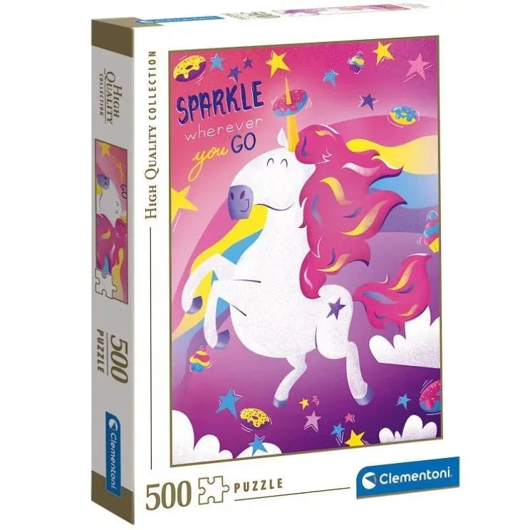 Unicorn "Fantastic Animals" 500 Piece Jigsaw Puzzle Clementoni - BIG FRENCHIES