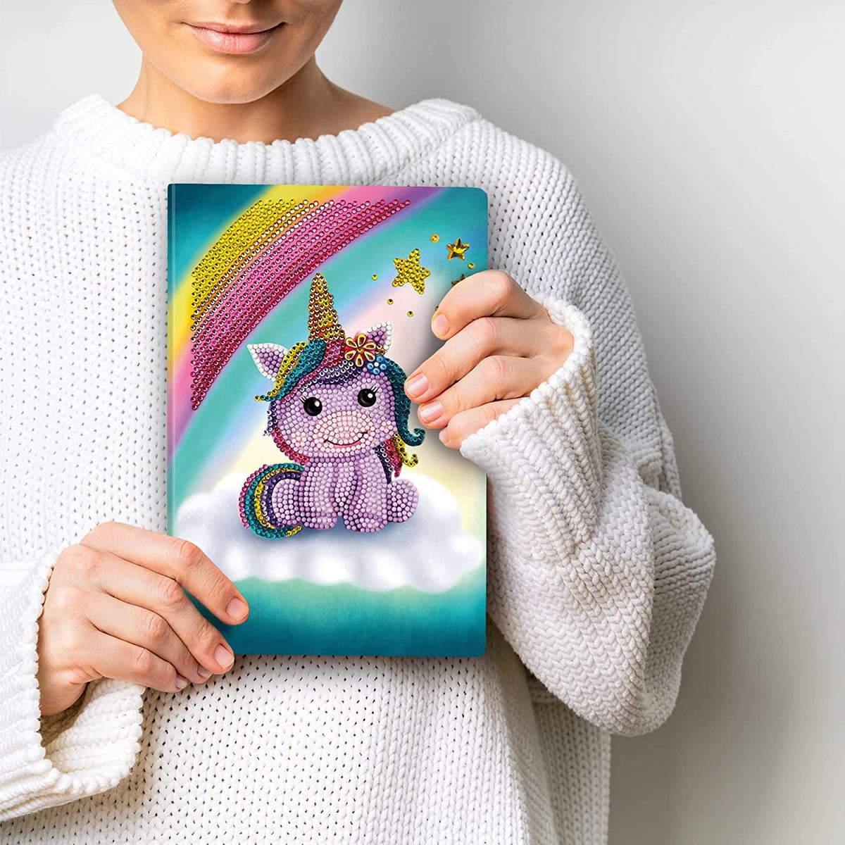 Unicorn Smile Crystal Art Notebook Kit Craft Buddy - BIG FRENCHIES