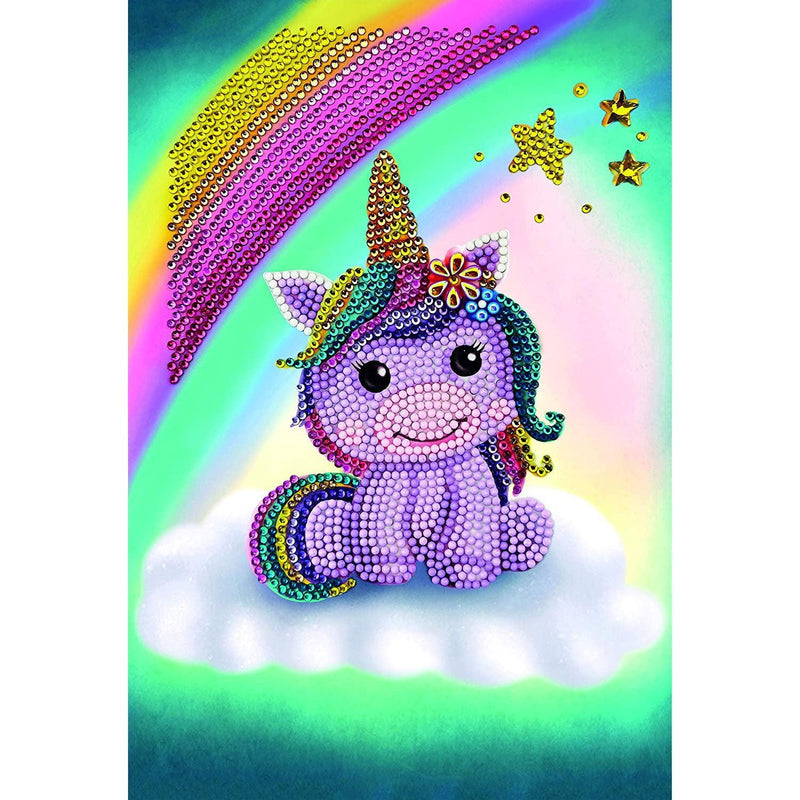 Unicorn Smile Crystal Art Notebook Kit Craft Buddy - BIG FRENCHIES