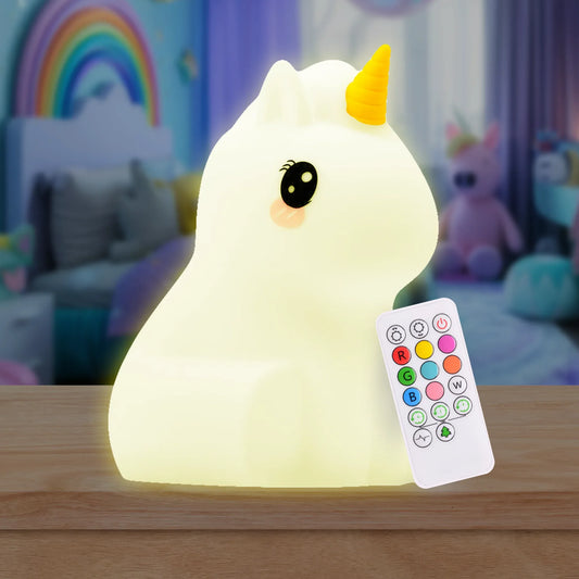 LumiPets® Unicorn - Children's Nursery Touch Night Light - BIG FRENCHIES