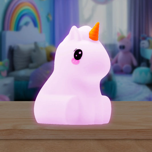 LumiPets® Junior Unicorn - Children's Nursery Touch Night Light - BIG FRENCHIES