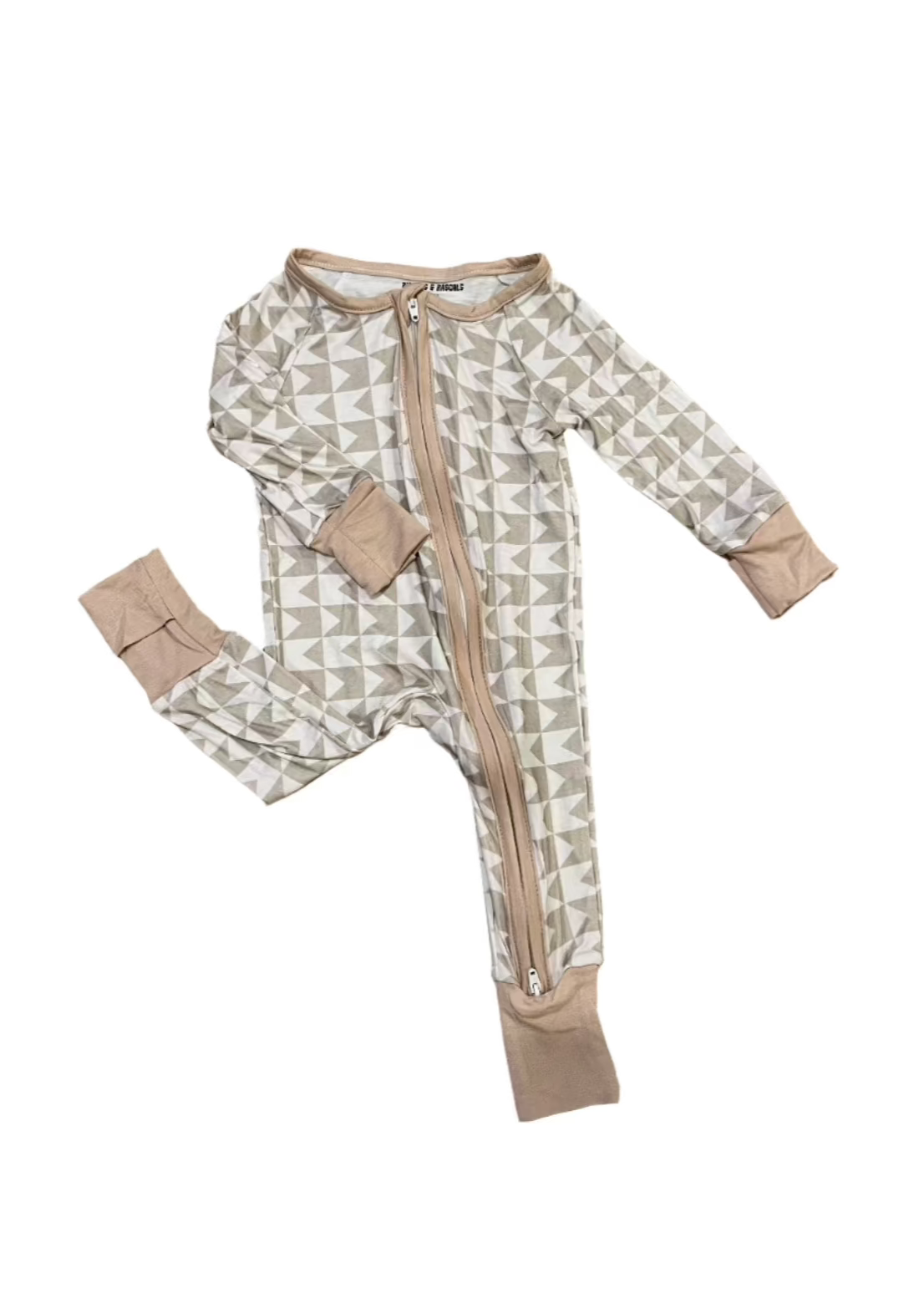 Geometric Bamboo Sleeper | Soft Baby Pajamas - BIG FRENCHIES
