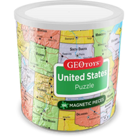 United States Map 100 Piece Magnetic Jigsaw Puzzle Geotoys