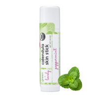 Peppermint Calendula Skin Stick - Organic Lotion Moisture Stick - Travel Size