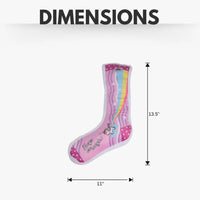 Squeaky Sock Plush Dog Toy – Whimsy Wonders Unicorn Design - BIG FRENCHIES