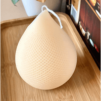 Elegant Teardrop Candle - Handmade Unique Home Decor Accent