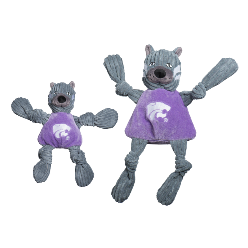 NCAA Kansas State University, Willie the Wildcat Knottie® Plush Dog Toy - BIG FRENCHIES