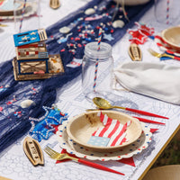 USA Patriotic Coloring Tablecloth - BIG FRENCHIES