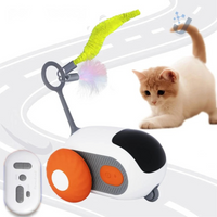 Smart Interactive Pet Car Toy – Remote Moving Toy for Cats & Dogs - BIG FRENCHIES