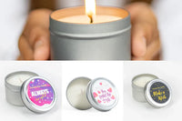 Trio of Tin Soy Candle - Scented with Bergamot and Lavender Essential oils - BIG FRENCHIES