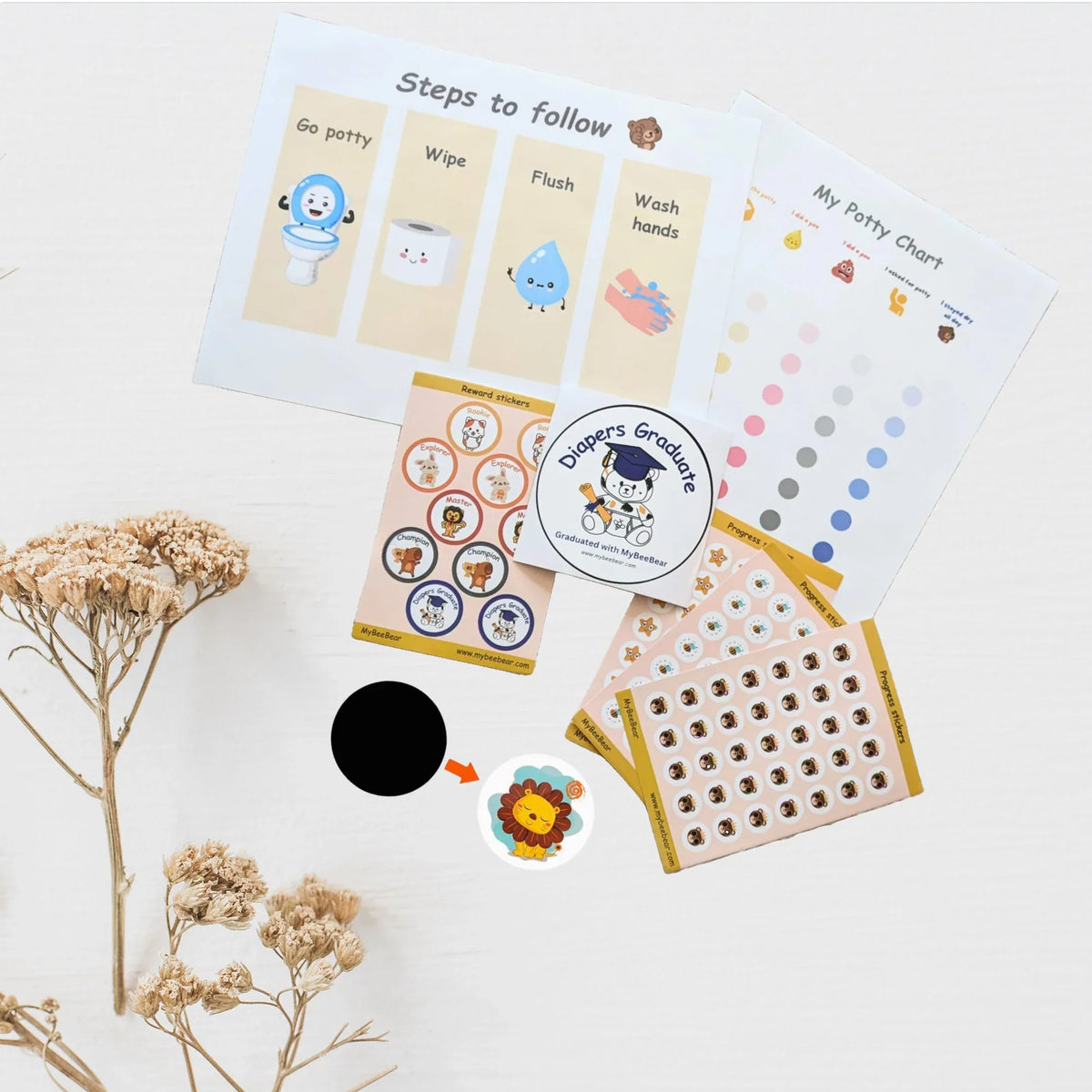 Potty Training Chart Kit - BIG FRENCHIES