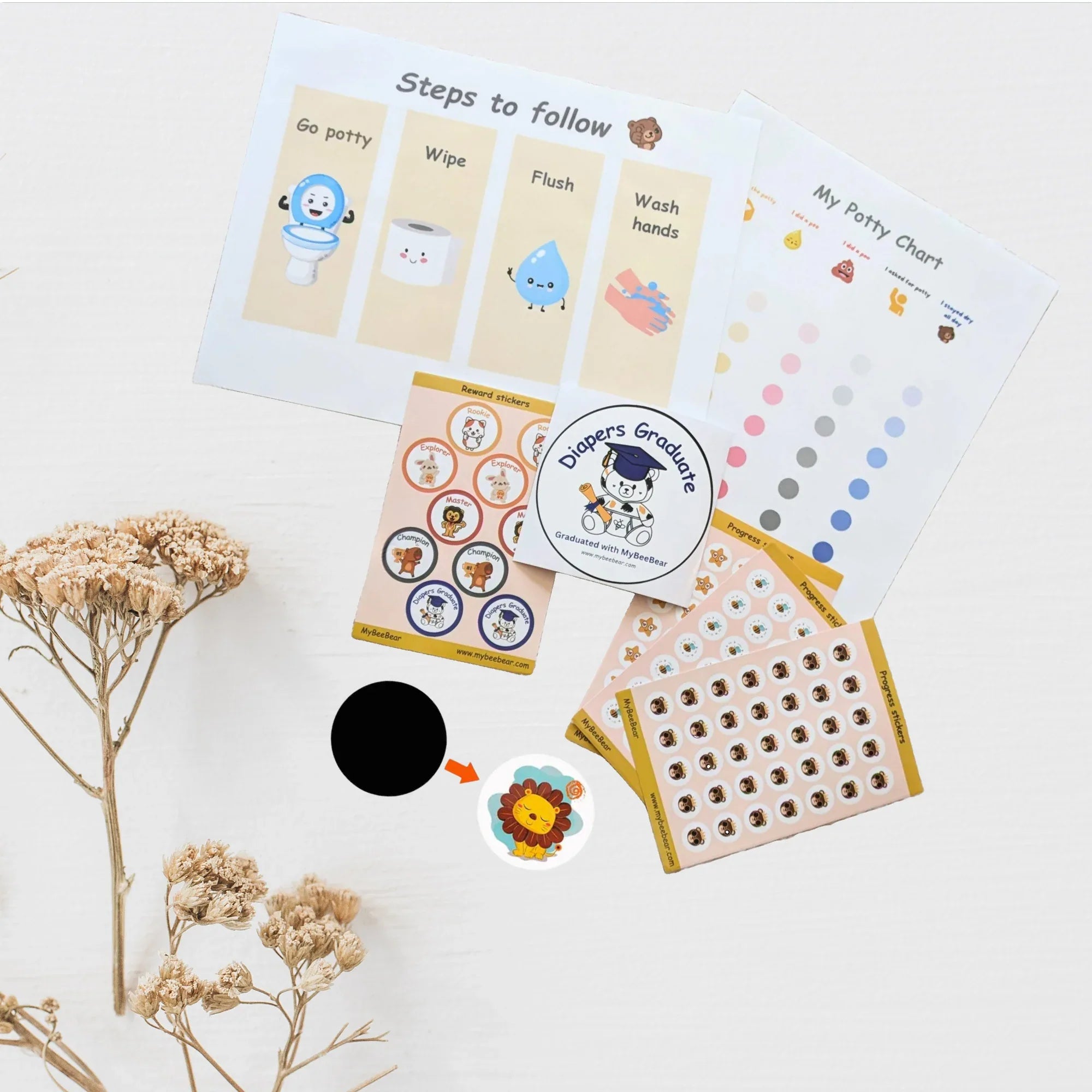 Potty Training Chart Kit - BIG FRENCHIES