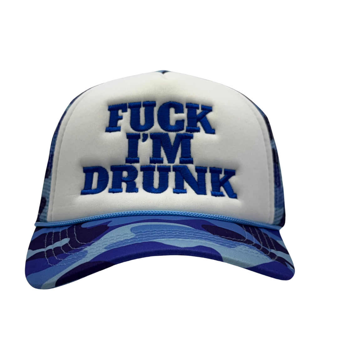 F I'm Drunk Custom Embroidered Camo Hat