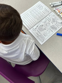 ABC Pigments: Learn, Trace and Color Through the Alphabet Activity Coloring Book - BIG FRENCHIES