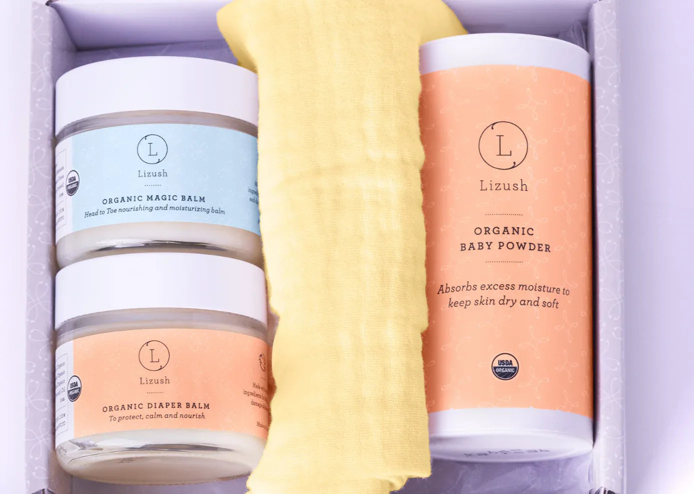 Organic new baby gift set - welcome little one! - BIG FRENCHIES