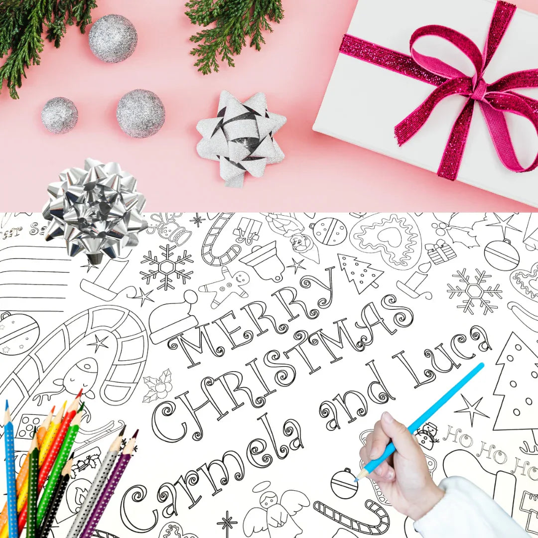 Christmas Coloring Tablecloth - BIG FRENCHIES
