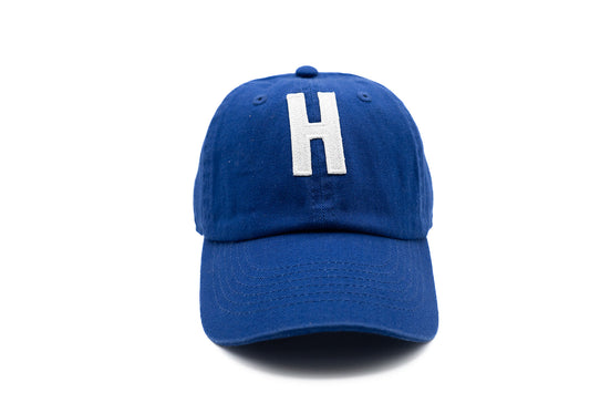 Royal Blue Letter Baseball Hat - BIG FRENCHIES