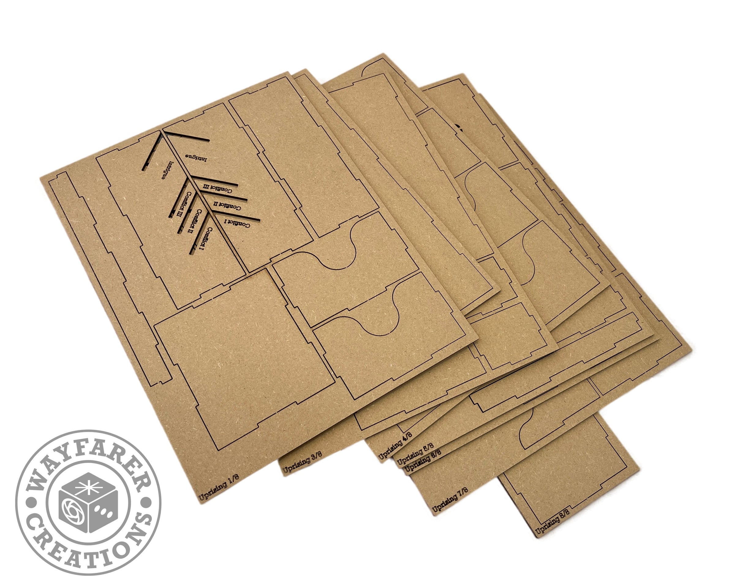 Dune Imperium Uprising Board Game Organizer Insert