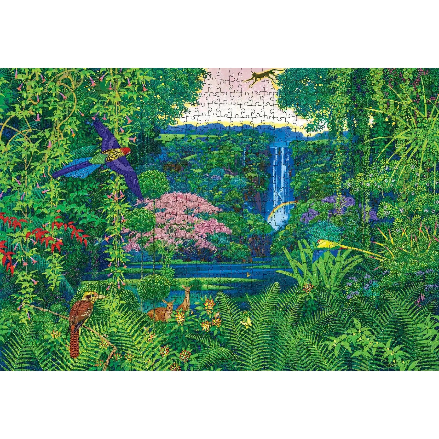 Utopia Falls 1000 Piece Jigsaw Puzzle Pomegranate