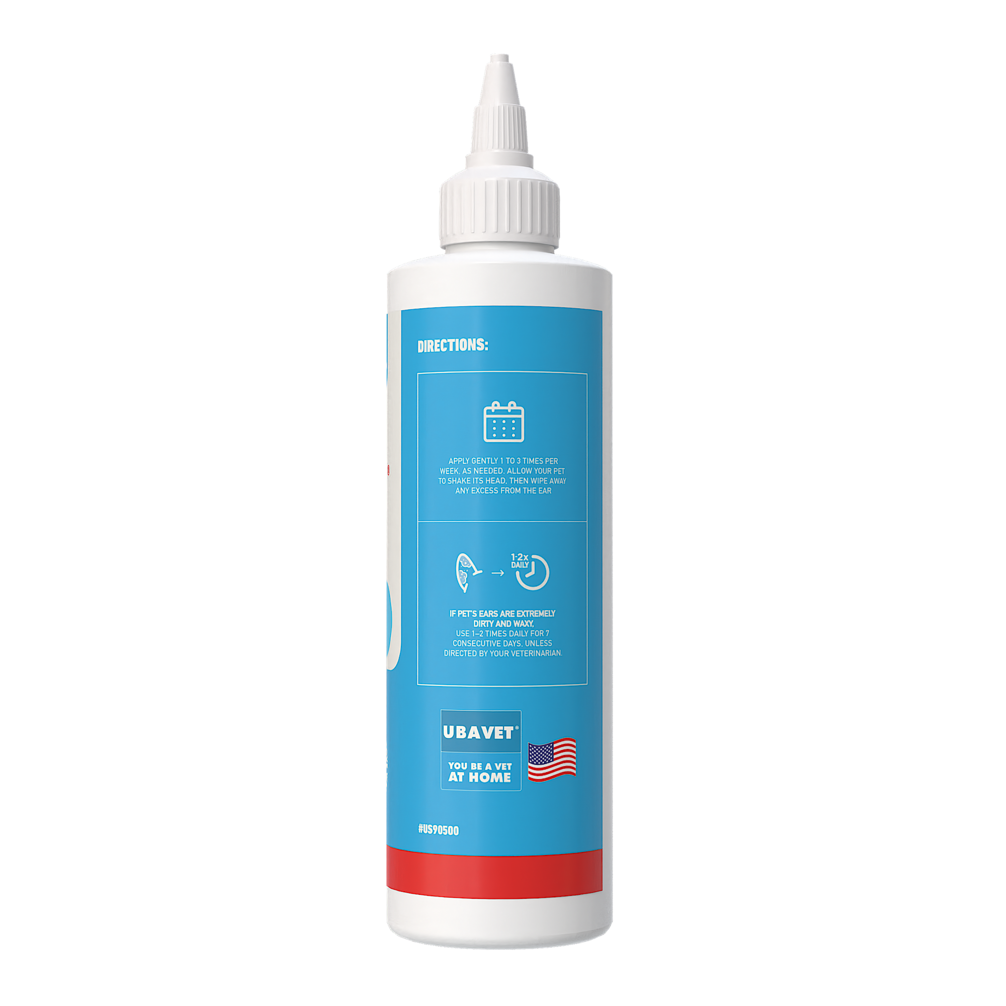 UBAVET Vet Ear Cleansing Solution for Dogs & Cats – (4 fl oz / 120ml) - BIG FRENCHIES