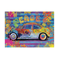 VW Beetle Splash Buggy 550 Piece Jigsaw Puzzle in Tin Eurographics