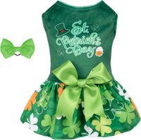 Velvet Dog Birthday and Holiday Dress  For Small Dogs Puppy Holiday Skirt XXS–L