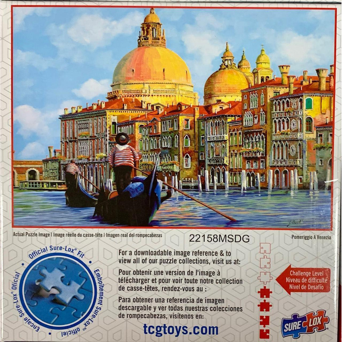 Venice Canal Puzzler's Choice 500 Piece Jigsaw Puzzle Sure Lox - BIG FRENCHIES