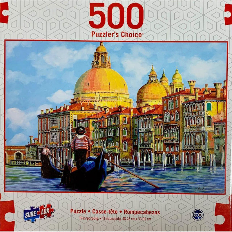 Venice Canal Puzzler's Choice 500 Piece Jigsaw Puzzle Sure Lox - BIG FRENCHIES