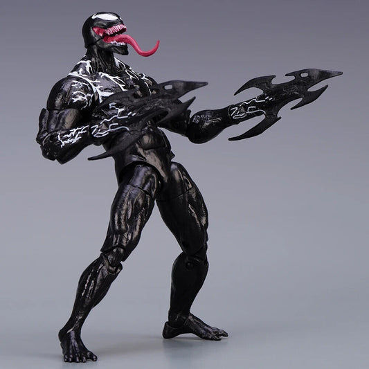 Venom Figure, Spiderman Marvel Moveable Joints Figurine, Kids Toys Gifts 7 in