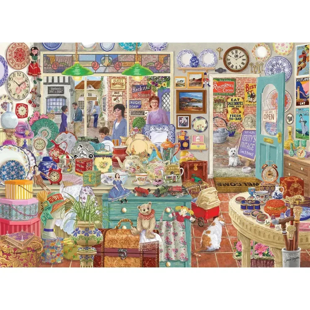 Verity's Vintage Shop 1000 Piece Jigsaw Puzzle Gibsons - BIG FRENCHIES