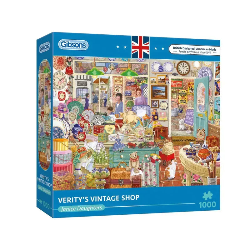 Verity's Vintage Shop 1000 Piece Jigsaw Puzzle Gibsons - BIG FRENCHIES