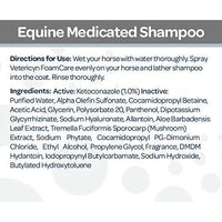 Vetericyn FoamCare Equine Medicated Shampoo Horse Coat 32 oz.