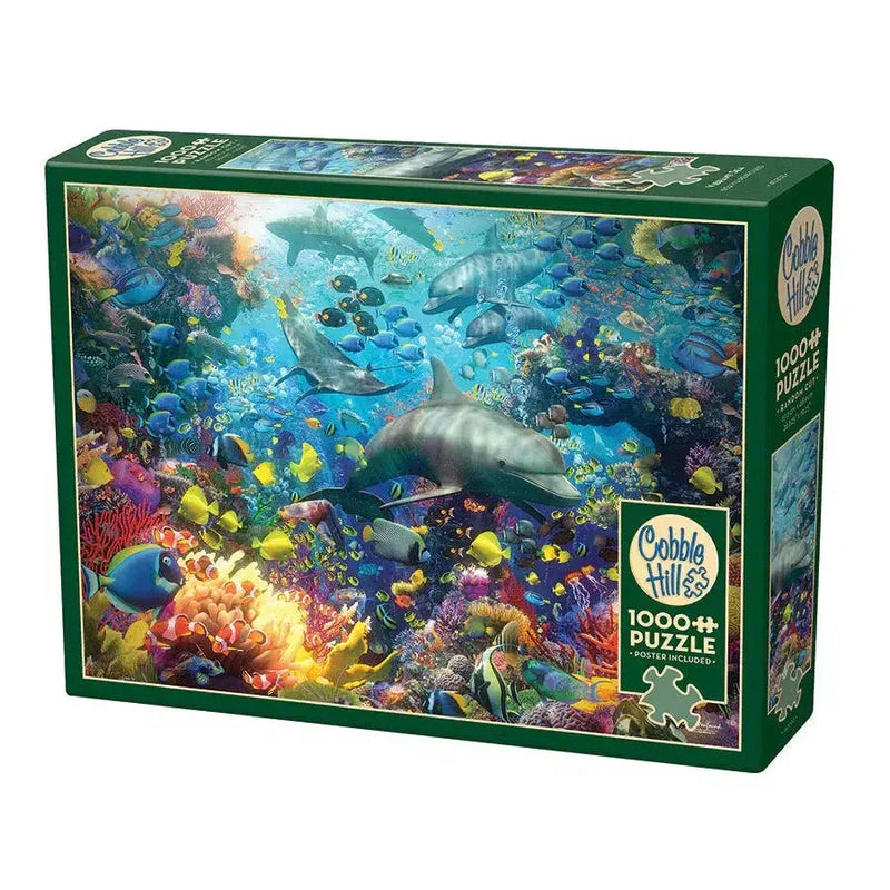 Vibrant Sea 1000 Piece Jigsaw Puzzle Cobble Hill - BIG FRENCHIES