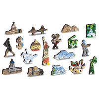 Victorian Street 200 Piece Wood Jigsaw Puzzle Wooden City