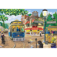 Victorian Street 400 Piece Wood Jigsaw Puzzle Wooden City